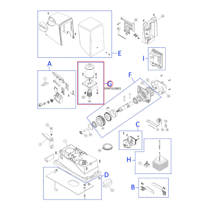 Kit motoru pro ROAD400R10 (SPMTG10801)