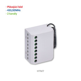 Řídicí jednotka TM7000 (2-kanálový) 433.92MHz s přijímačem