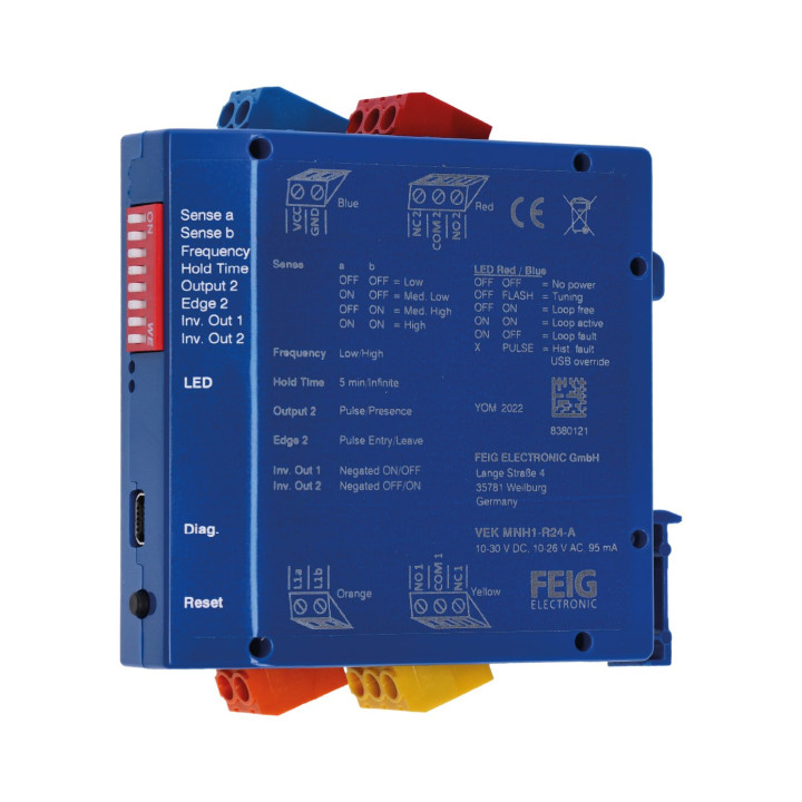 Indukční detektor kovu LP21 (1-smyčkový) 24V AC/DC