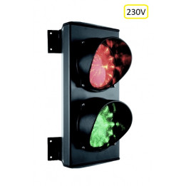 Semafor ASF dvoukomorový, žárovka E27 900Lm, hliník, 230V