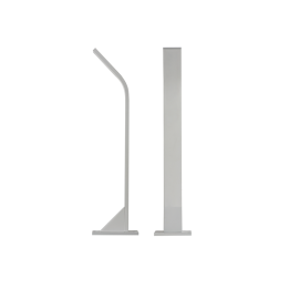 Venkovní LED osvětlení STIK S, barva RAL9010, H-404 mm