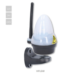 LED lampa 12/24/230V se zabudovanou anténou, 739 lux