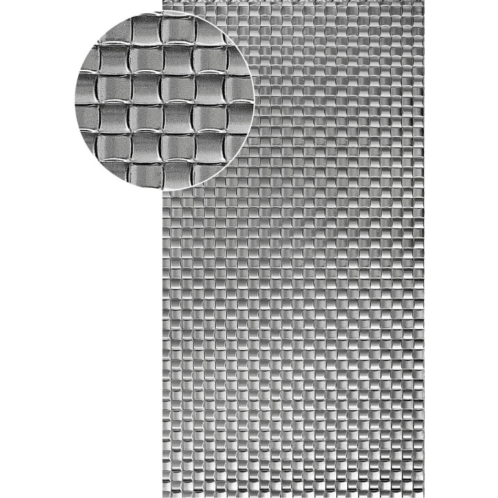 Plech pozinkovaný 2000x1000x1,2mm – PLETENINA, 3D efekt