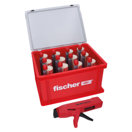 Montážní box Fischer HWK s 12 x chemickou maltou Fischer FIS V Plus 360 + pistole zdarma