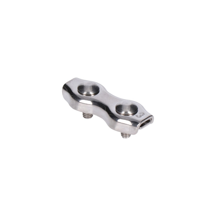Lanová svorka duplex pro lanko (Ø2 - Ø6mm, AISI 304)