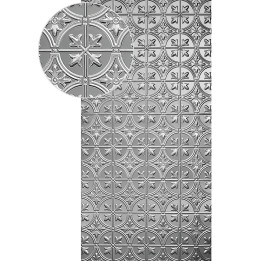 Plech pozinkovaný 2000x1000x1,2mm - listy, 3D vzor