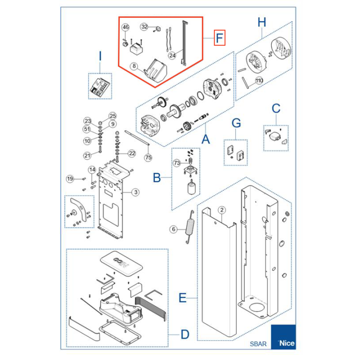 SPEG062A00 (transformátor) pro SBAR