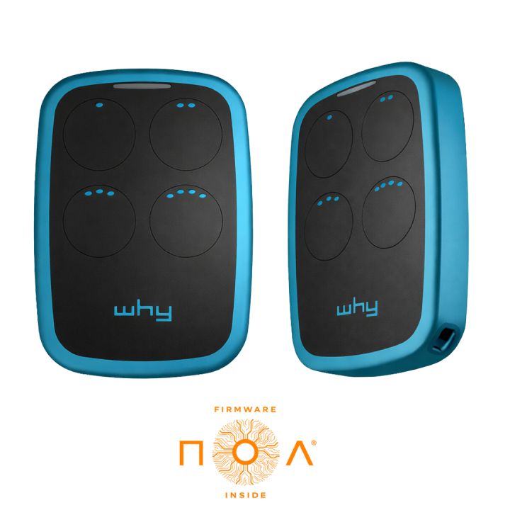 Vysílač Evo2 NOA 4kanál (433/868 MHz) modrý