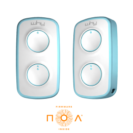 Vysílač LITE MINI NOA 2kanálový (433 MHz) modro-bílý