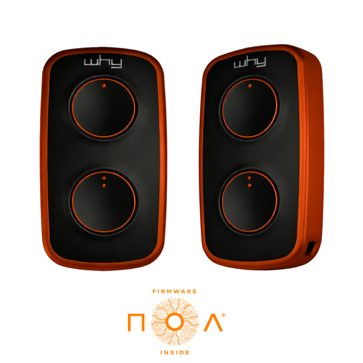 Vysílač LITE MINI NOA dvoukanálový (433 MHz) černo-červený