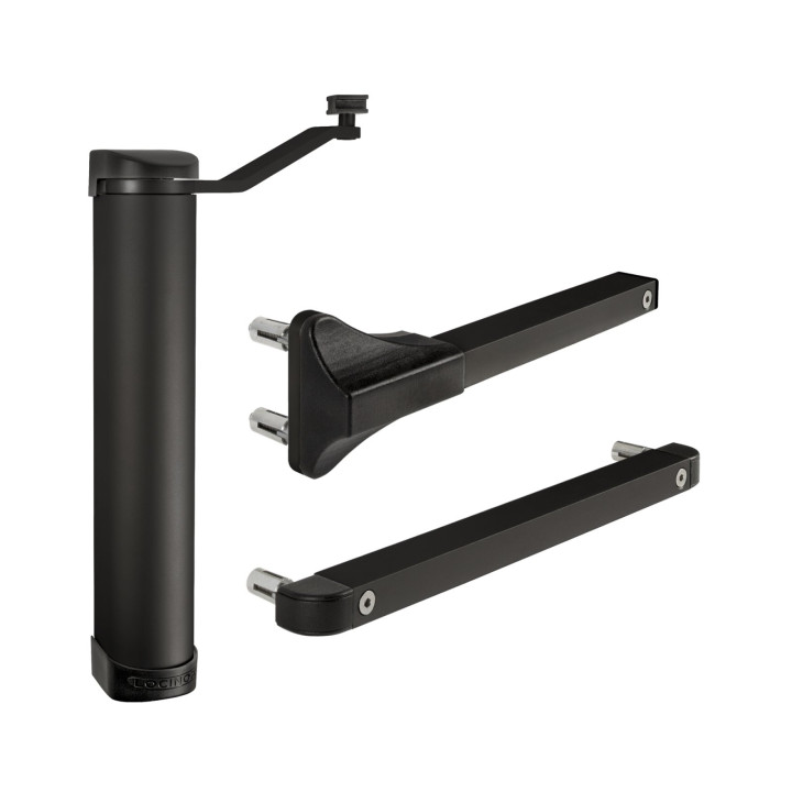 Hydraulický zavírač pro křídlové brány do 75 kg / 1,1 m (SILV)