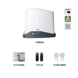 Pohon TURBO S KIT (900KTUS8324KS) pro posuvné brány do 800 kg, 24V