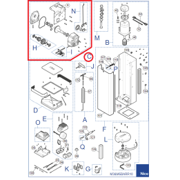 Kit převodovky pro M5BAR (SPAMG279A00)