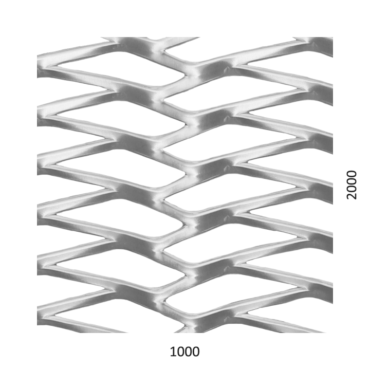 Tahokov Al, dekorativní oko, můstek: 5 mm, 1000x2000x2 mm