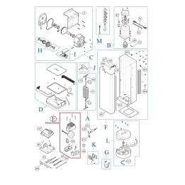 Sestava s trafem SPEG019A00A pro závory M-BAR/L-BAR