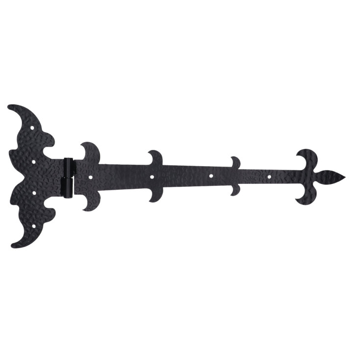 Kování ozdobné 225x522x3mm, matný povrch RAL9005