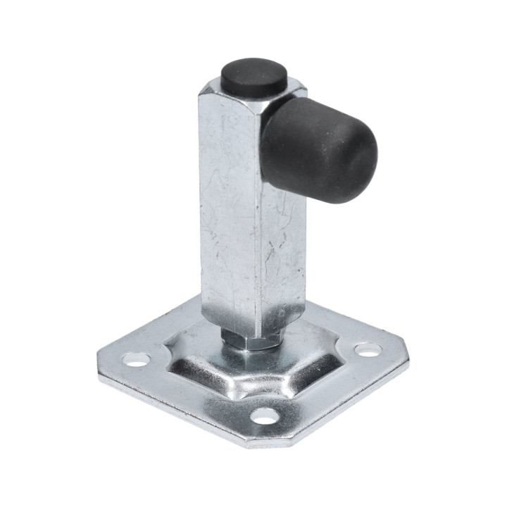 Nastavitelný doraz posuvných vrat 100 x 100 mm pozinkovaný
