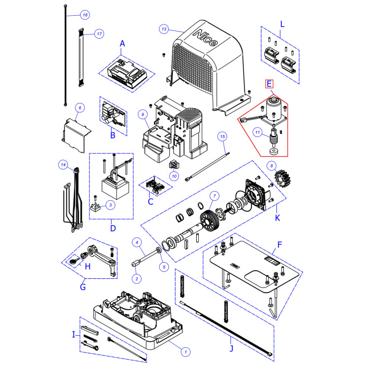 Elektromotor SPMTG11700 (RBS600)