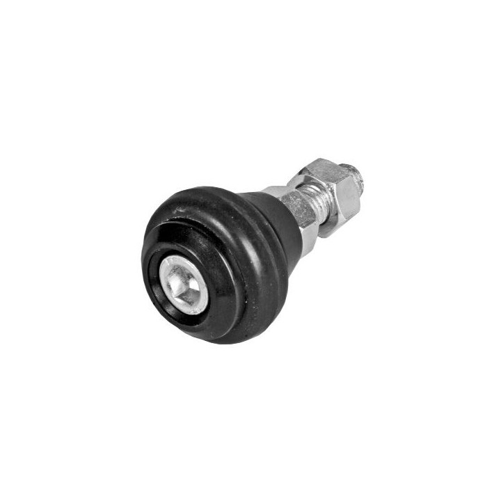 Polyamidové vodicí kolečko s gumovým kroužkem (ø43 mm)