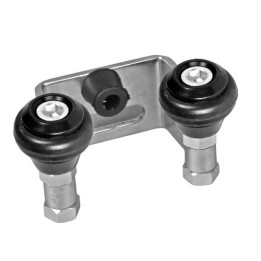 Horní doraz s vodicími gumovými kladkami (60 mm)