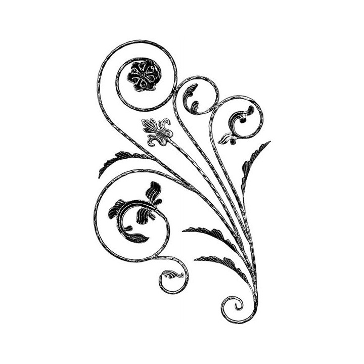 Kovářský ornament H 1080 x L 600 mm 12 mm