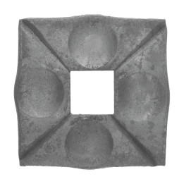 Patka 90 x 90 x 8 mm otvor 26 mm