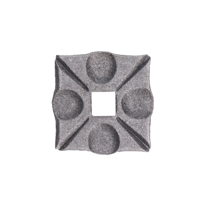 Patka 54 x 54 x 6 mm, otvor 12,5 x 12,5 mm