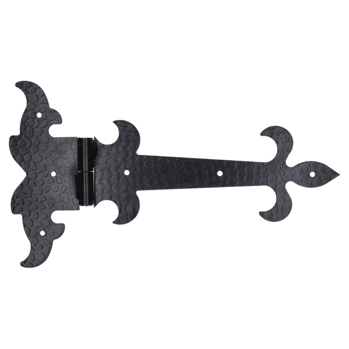 Ozdobný pant 350x200 mm, tloušťka 3 mm, černý, levý