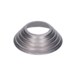 Krytka kulatá Ø97x30 mm, díra Ø43 mm, plechová
