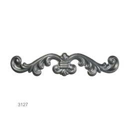 Plechový ornament 570 x 120 mm, tl. 1 mm
