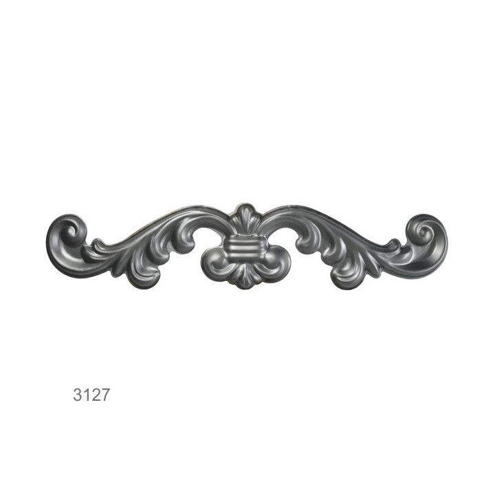 Plechový ornament 570 x 120 mm, tl. 1 mm