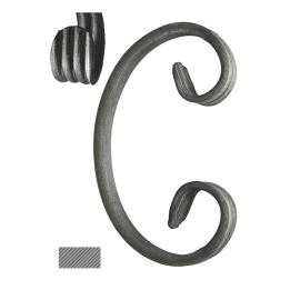 Céčko 12 x 6, 80 x 50 mm, široké rozkování hladké