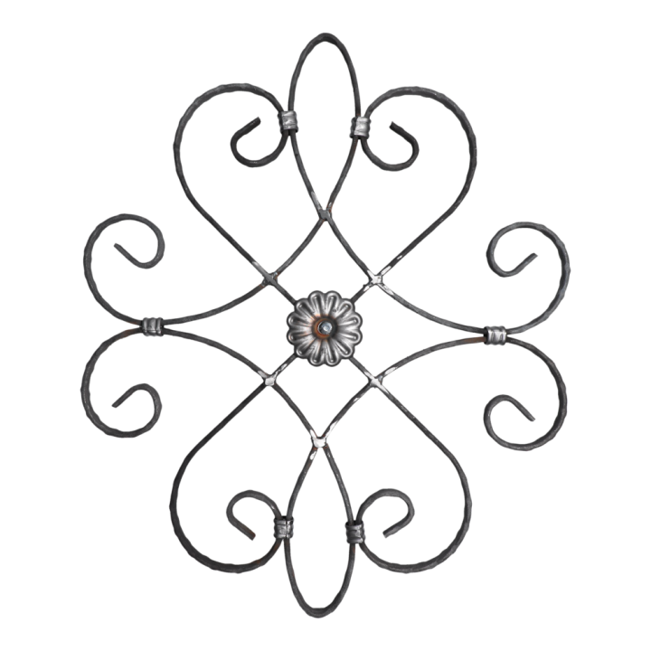 Kovářský ornament 540x425 mm oboustranný vzor 12x6 mm