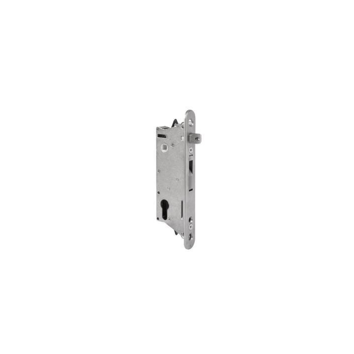 Zadlabávací zámek LOCINOX® SIXTYLOCK pro křídlové vrata (rozteč 92 mm, zádlab 57 mm, pro profil 60 mm a více)
