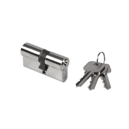 Cylindrická vložka EURO 30/30 mm (LOCINOX®) niklová, 3 klíče, šroub M5x65mm