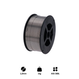 Svařovací drát AISI 308L 1,0 mm MIG-MAG nerez 1 kg