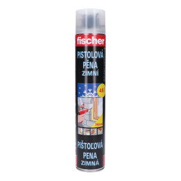 Montážní pěna zimní PUP 750 ml, nízkoexpanzní, Fischer, pistolová
