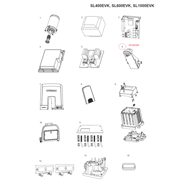 Odblokovací mechanismus s klíči (041A0308)