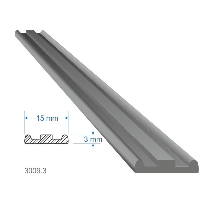 Pásovina plochá měkká 15 x 3 x 2000 mm (2 m)