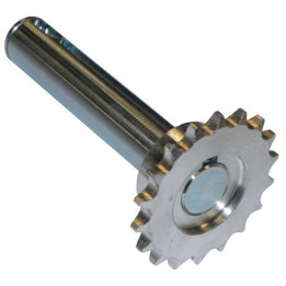 Hřídel Ø25,4 mm s ozubeným kolem Z=18