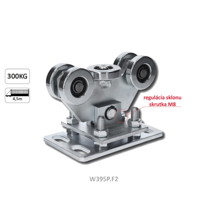 Vozík PICCOLO KLASIK do 300 kg, profil 69 x 69 mm, pozink