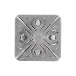 Ozdobná rozeta 3D, 76x76x2mm, výška 7mm, výlisek