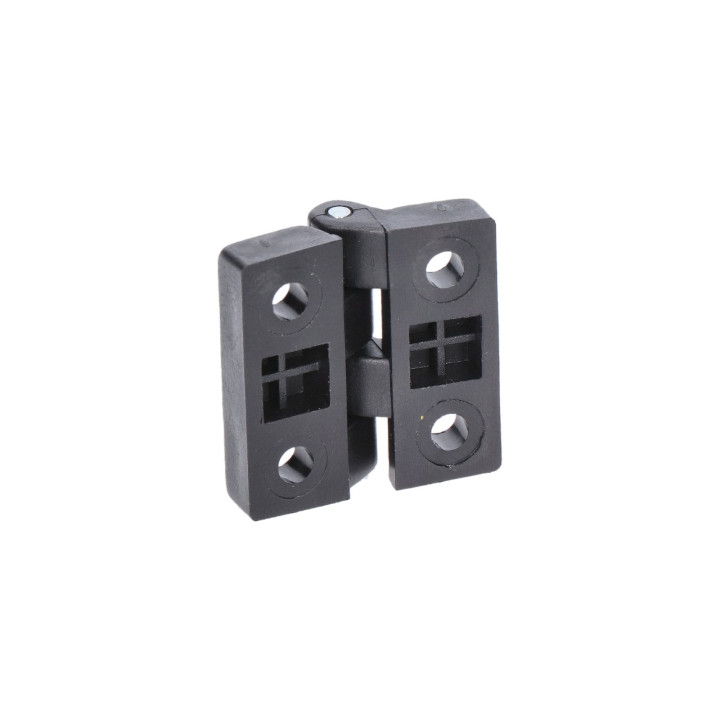 Závěs plastový 30x30 mm otvor Ø 4,5 mm