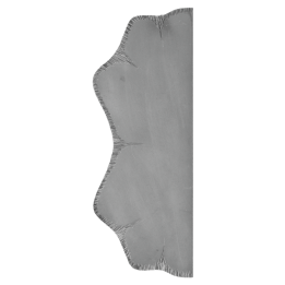 Štít 250 x 95 x 3 mm bez otvorů, zdobený