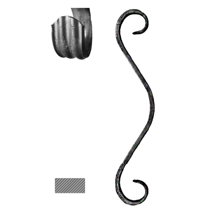 Prvek 12 x 6 mm, 250 x 50 mm