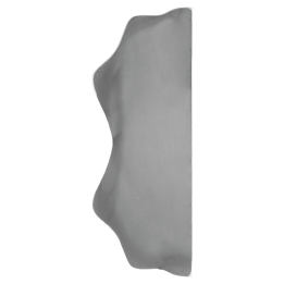 Štítek bez otvorů H 260 x L 95 mm, tl. 3 mm