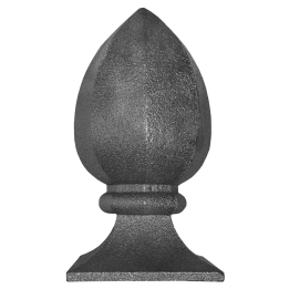 Šiška 180mm, podstavec 98x98mm, dutá