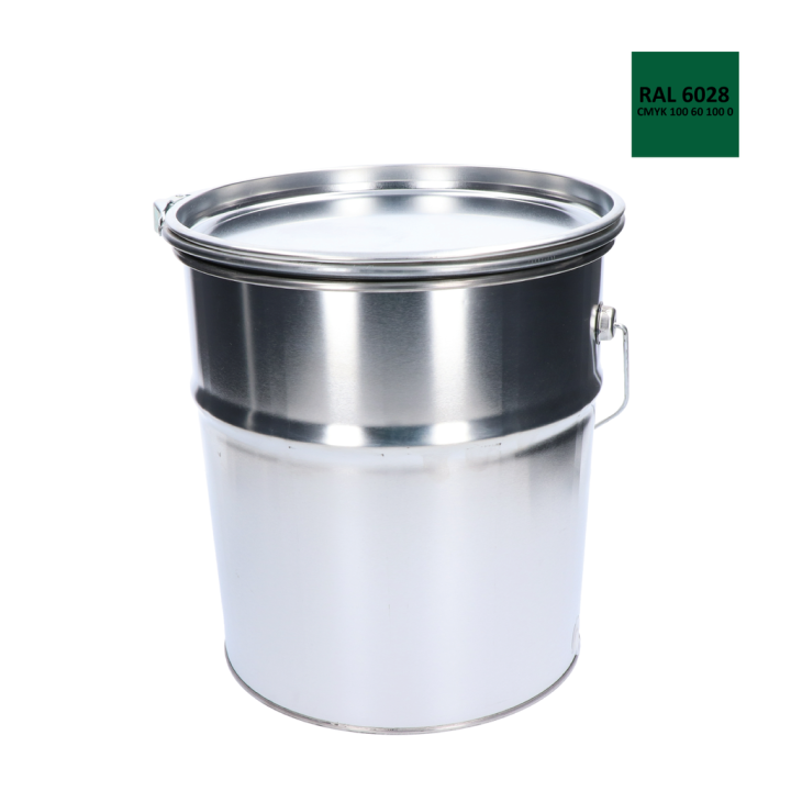 Barva antikorozní polomatná na zinek 10 kg, borovicovo-zelená