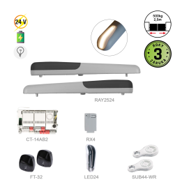 RAYKIT pro dvoukřídlovou bránu do 2,5m/křídlo