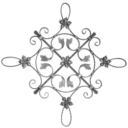 Ornament 640x640 mm (profil 12x6 mm)